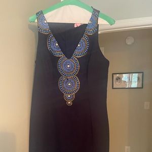 Lilly Pulitzer Navy Blue Shift Dress